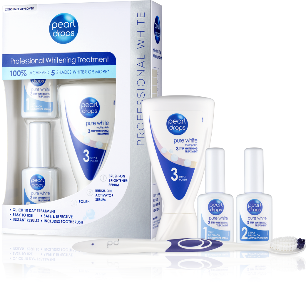 Professional Whitening Treatment – Pearl Drops